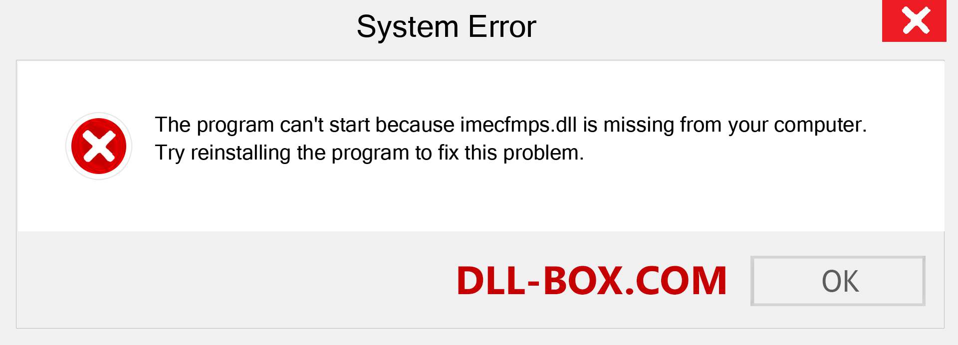  imecfmps.dll file is missing?. Download for Windows 7, 8, 10 - Fix  imecfmps dll Missing Error on Windows, photos, images